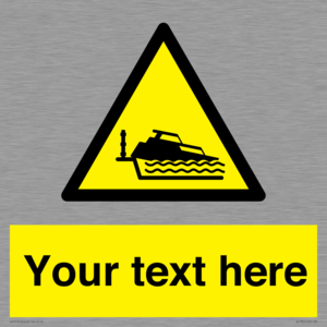 Custom warning grounding cruiser on lock cill